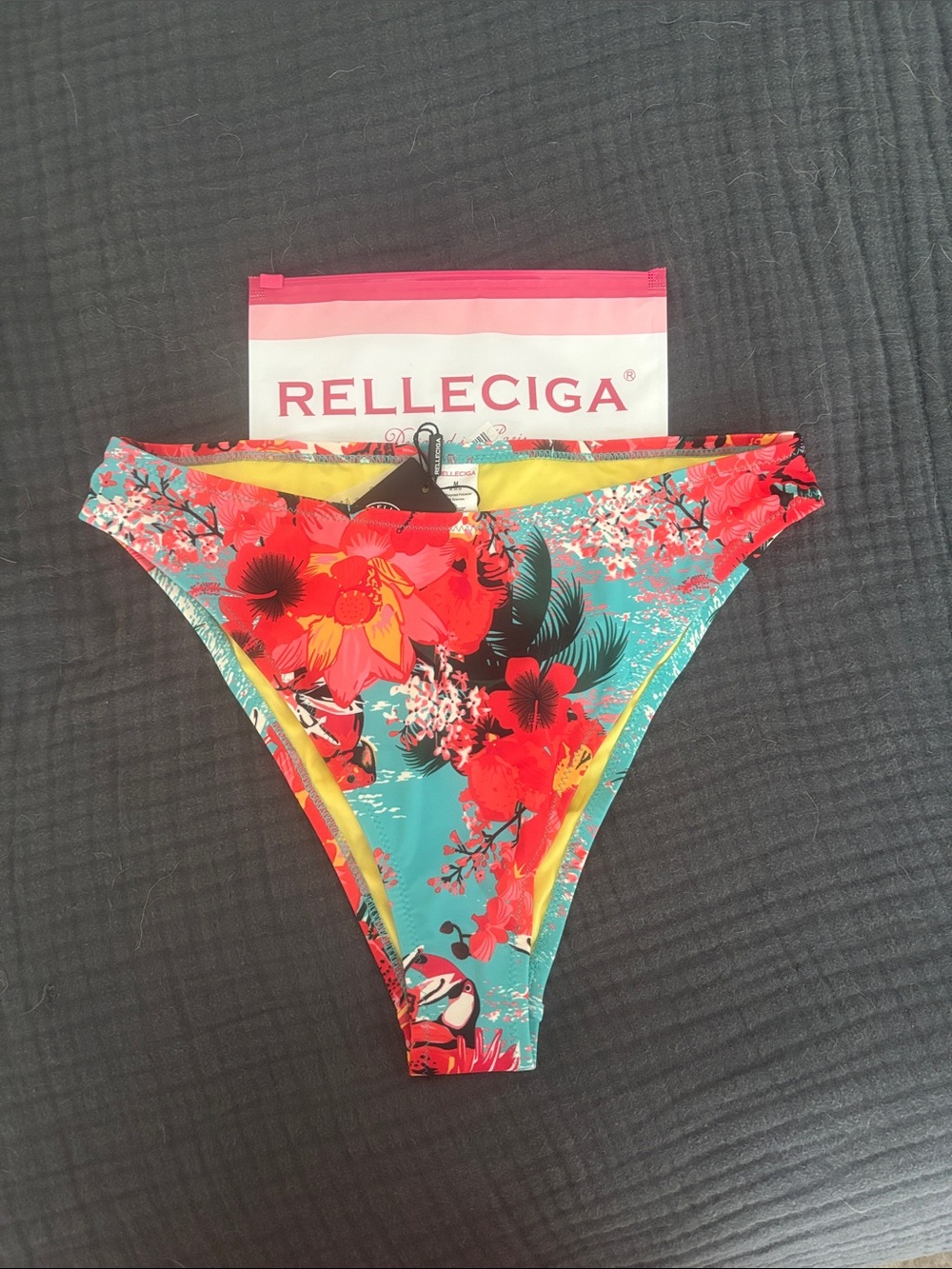 RELLECIGA Tropical Floral Bikini Bottom